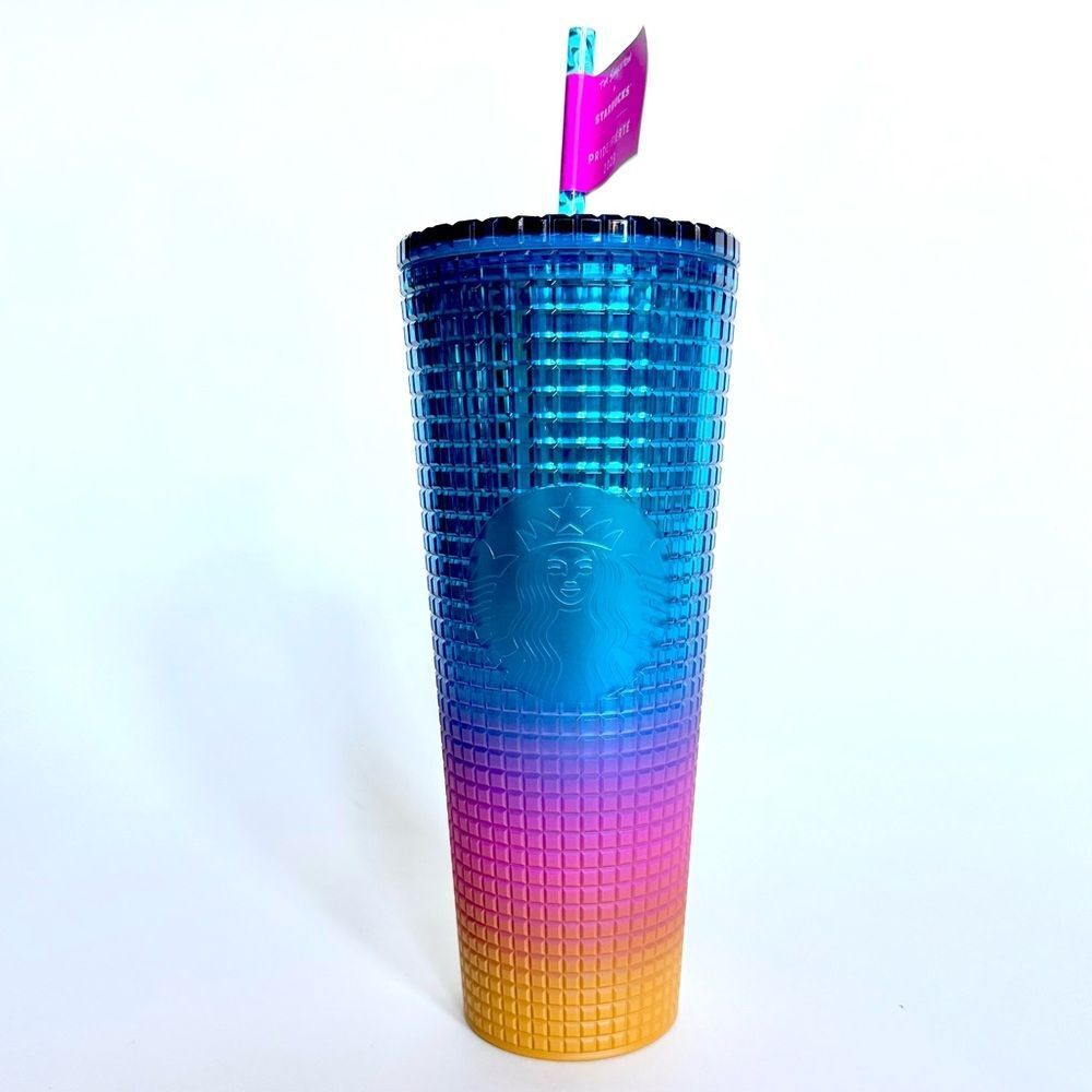 STARBUCKS X TIM SINGLETON 24oz TUMBLER LIMITED EDITION BEST MOST GAY PRIDE!